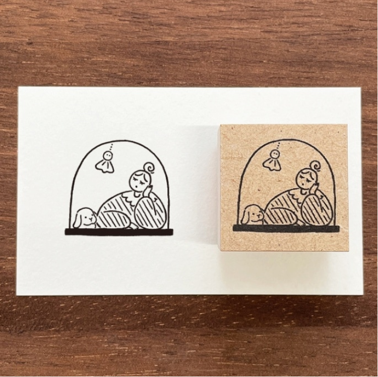 Stamp Marche Marl-chan Rubber Stamp - Daydreaming