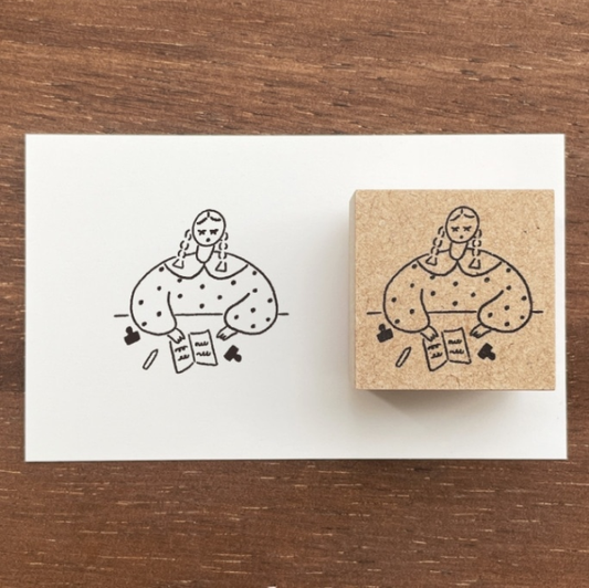 Stamp Marche Marl-chan Rubber Stamp - Journaling