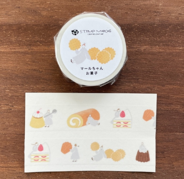 Stamp Marche Marl-chan Washi Tape - Sweets