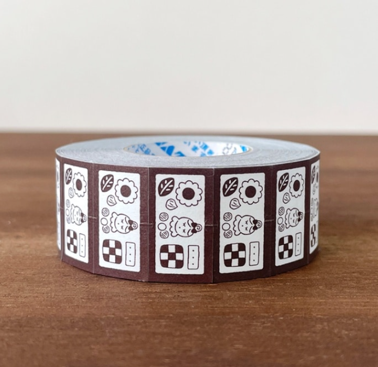 Stamp Marche Marl-chan Label Stickers - Cookie Tin
