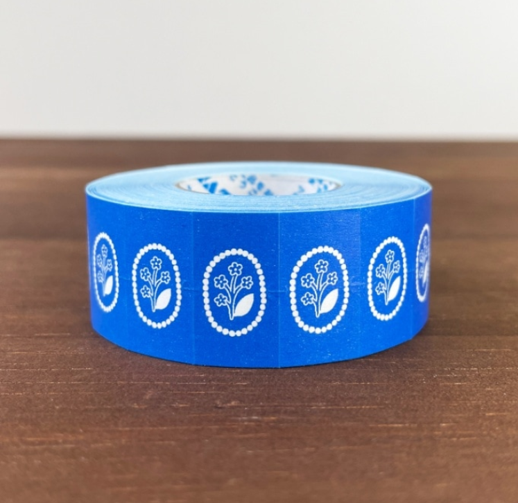 Stamp Marche Label Stickers - Flower Brooch