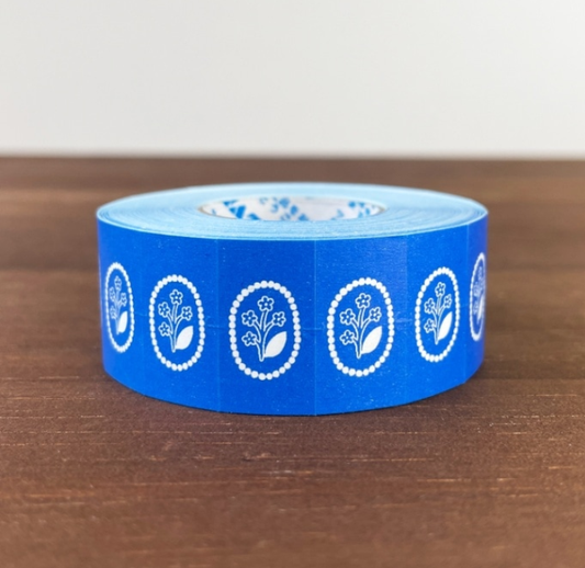 Stamp Marche Label Stickers - Flower Brooch