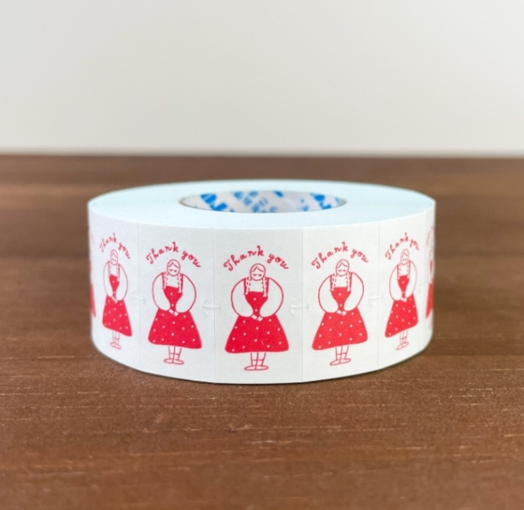 Stamp Marche Marl-chan Label Stickers - Thank You