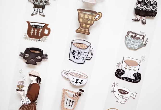 Miss Hoegg PET Tape - Drink Many Cups of Coffee