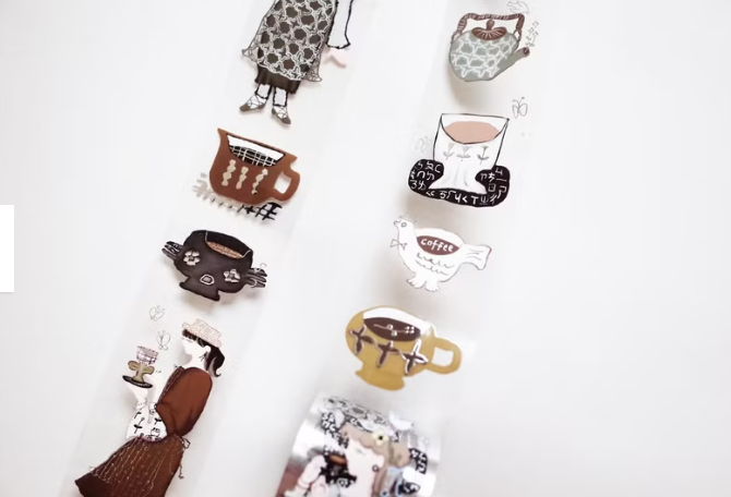 Miss Hoegg PET Tape - Drink Many Cups of Coffee