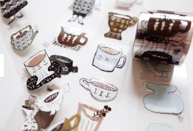 Miss Hoegg PET Tape - Drink Many Cups of Coffee