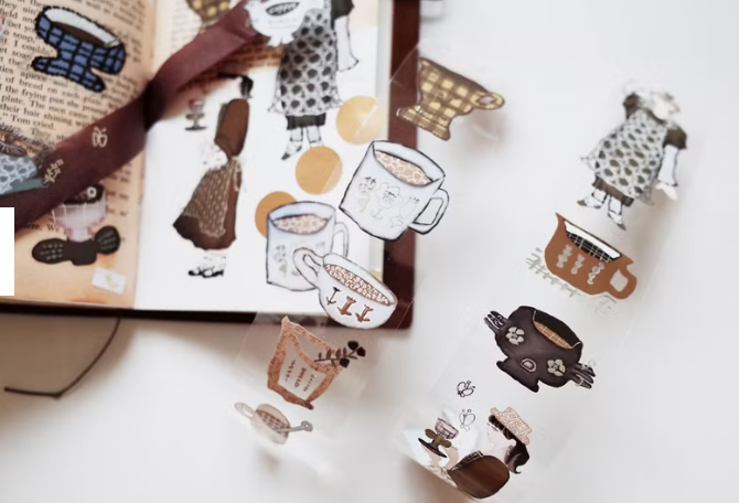 Miss Hoegg PET Tape - Drink Many Cups of Coffee