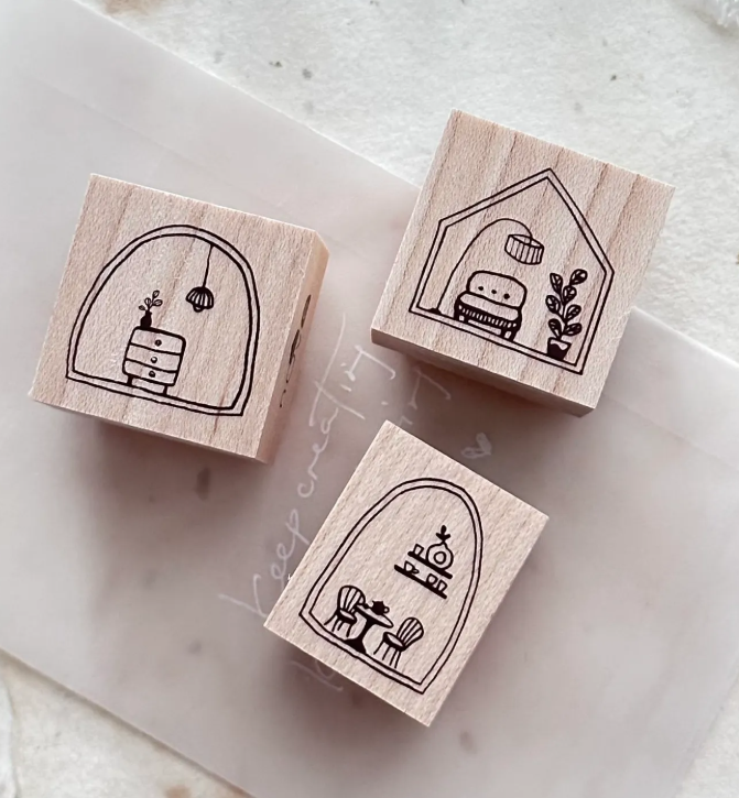 Nove Production Tiny Things Rubber Stamp Collection - Tiny House