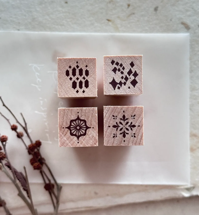 Nove Production Tiny Things Rubber Stamp Collection - Tiny Pattern