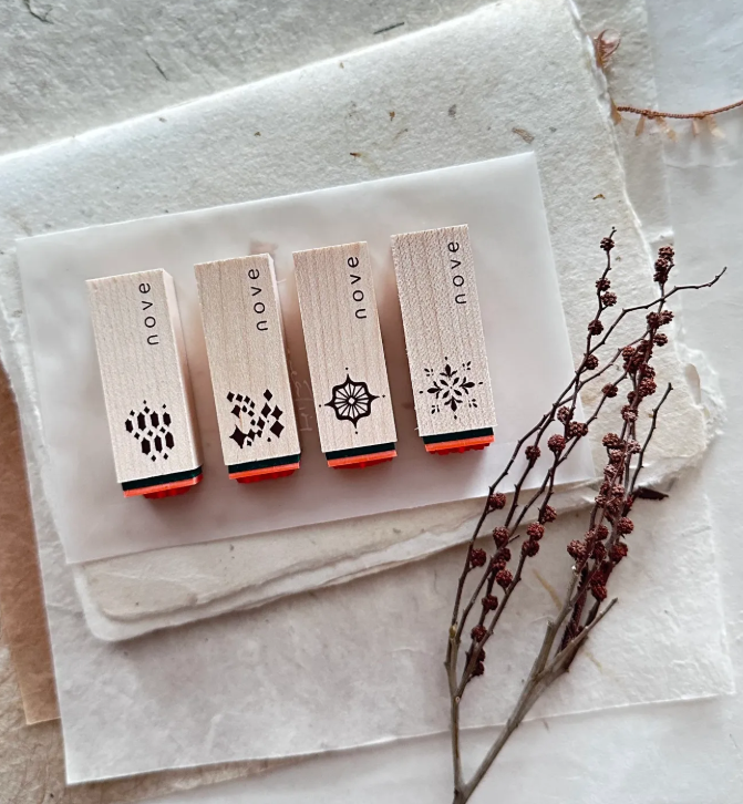 Nove Production Tiny Things Rubber Stamp Collection - Tiny Pattern