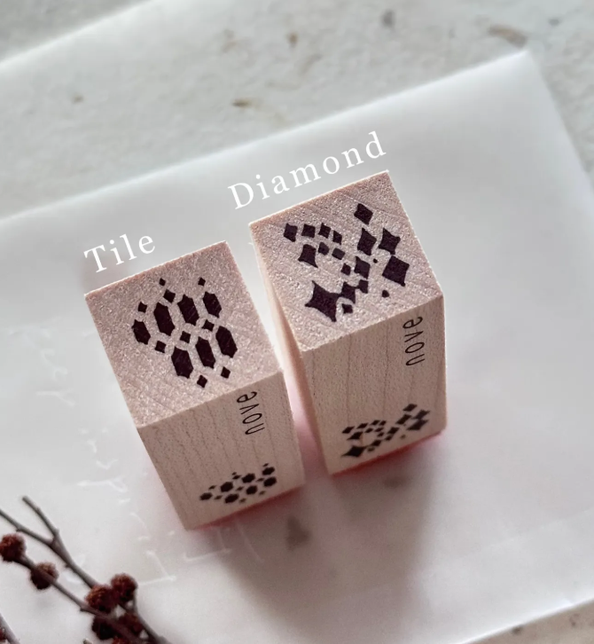 Nove Production Tiny Things Rubber Stamp Collection - Tiny Pattern