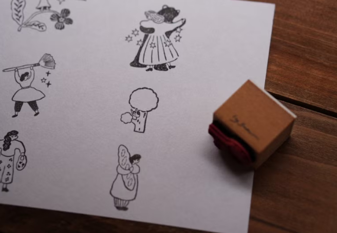 Ivy Snow Rubber Stamps - Hey!