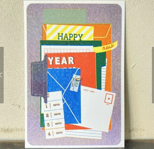 36 Sublo Postcard - Happy New Year Stationery
