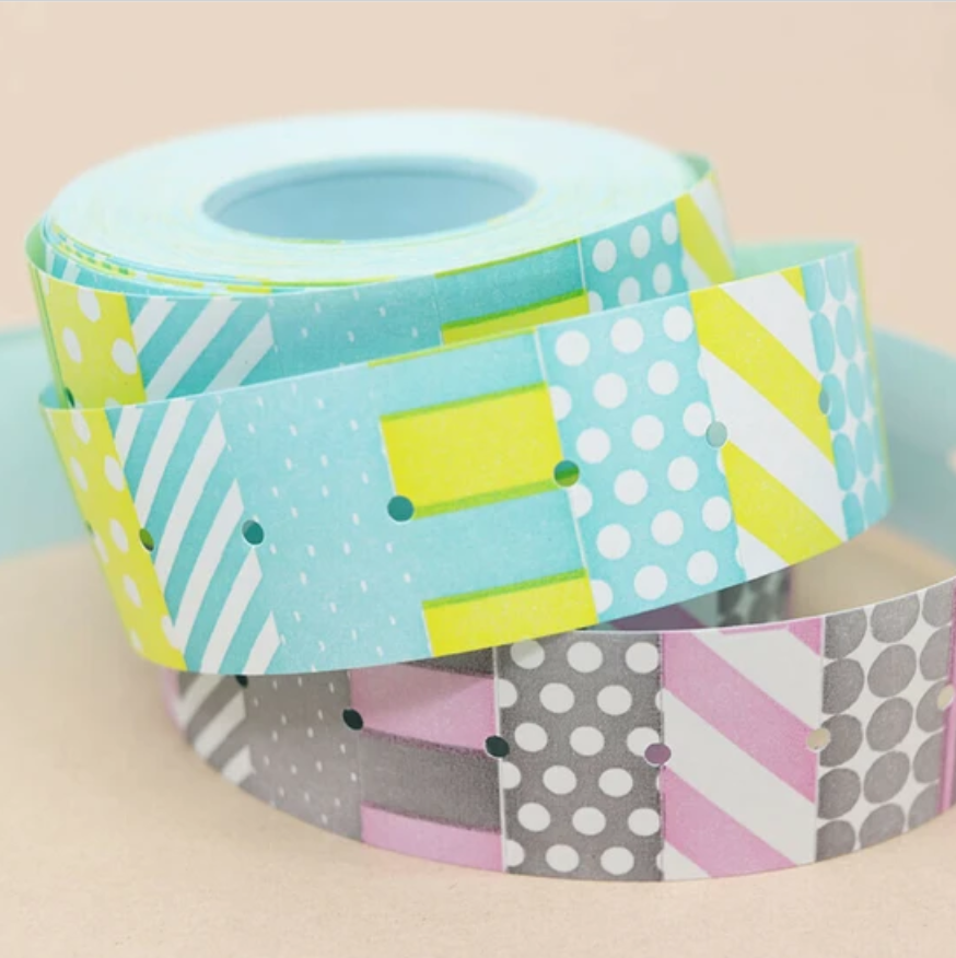 36 Sublo x Mizushima Small Label Stickers - Stripes and Polka Dots