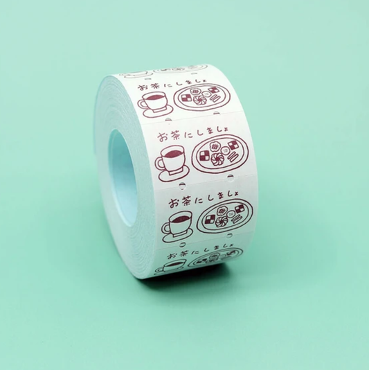 36 Sublo x Necktie Large Label Stickers - Let's Make Tea