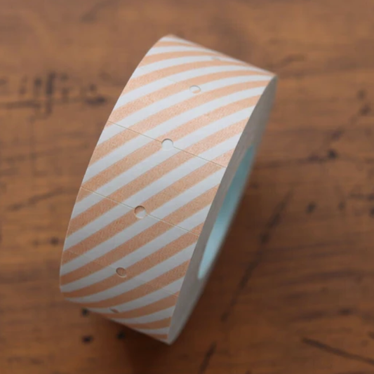 36 Sublo Small Label Stickers - Pink Stripes