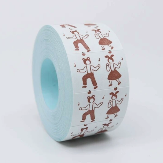 36 Sublo x Hana Rakui Large Label Stickers - Bear