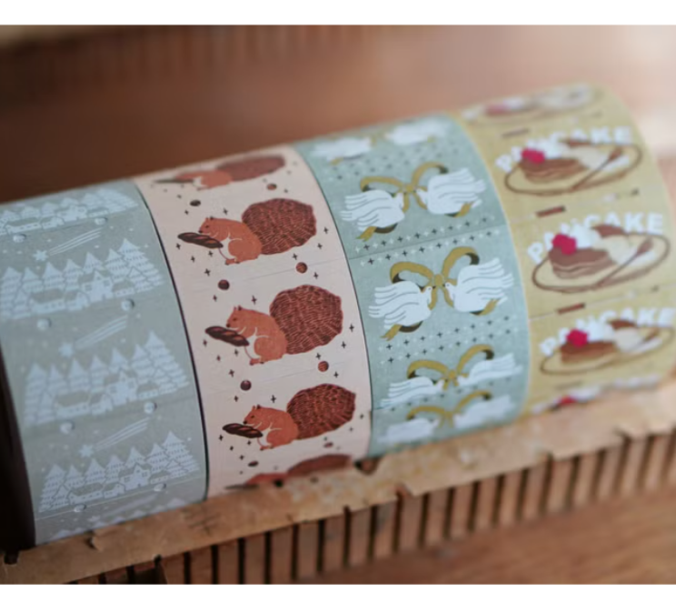 Ivy Snow Label Stickers - Pancakes