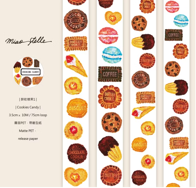 Miao Stelle PET Tape - Cookies Candy