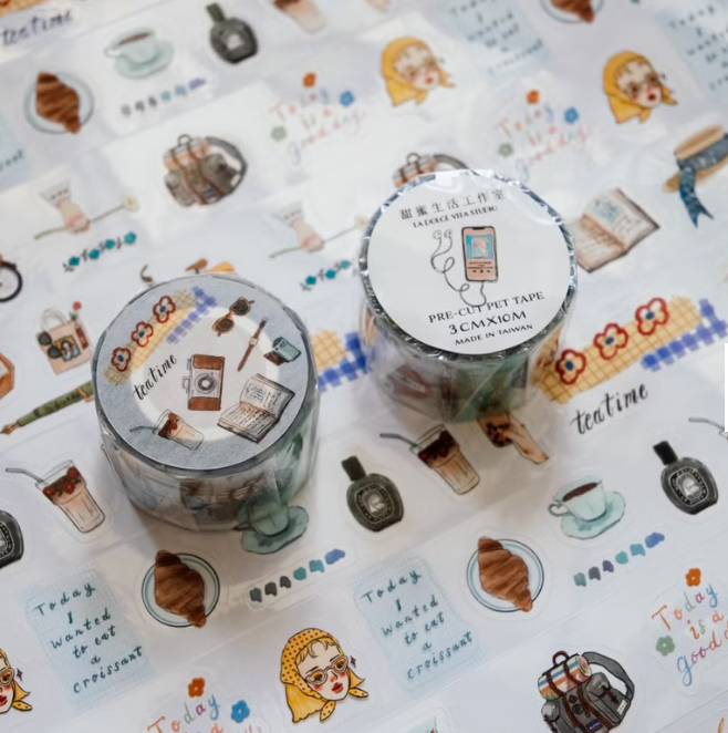 La Dolce Vita Kiss-Cut PET Tape - 365 Days of Daily Life