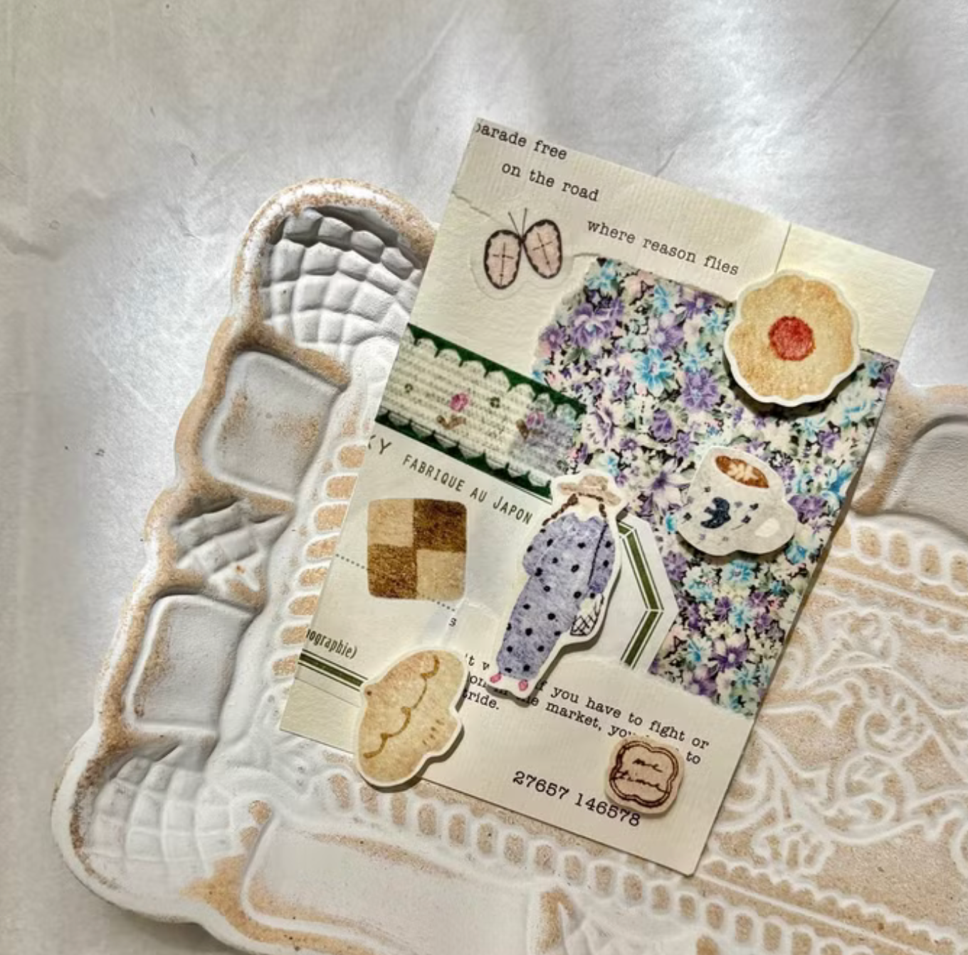 Pion Kiss-Cut Washi Tape -Afternoon Tea