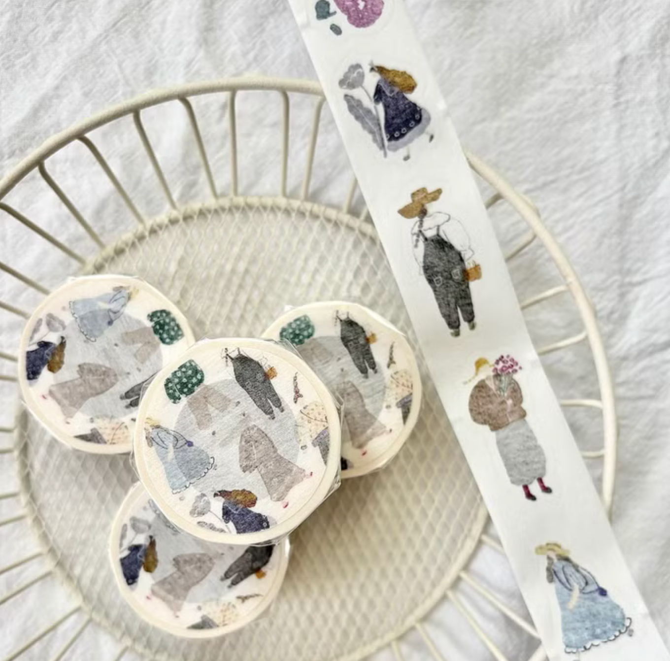 Pion Kiss-Cut Washi Tape -Artsy Girl