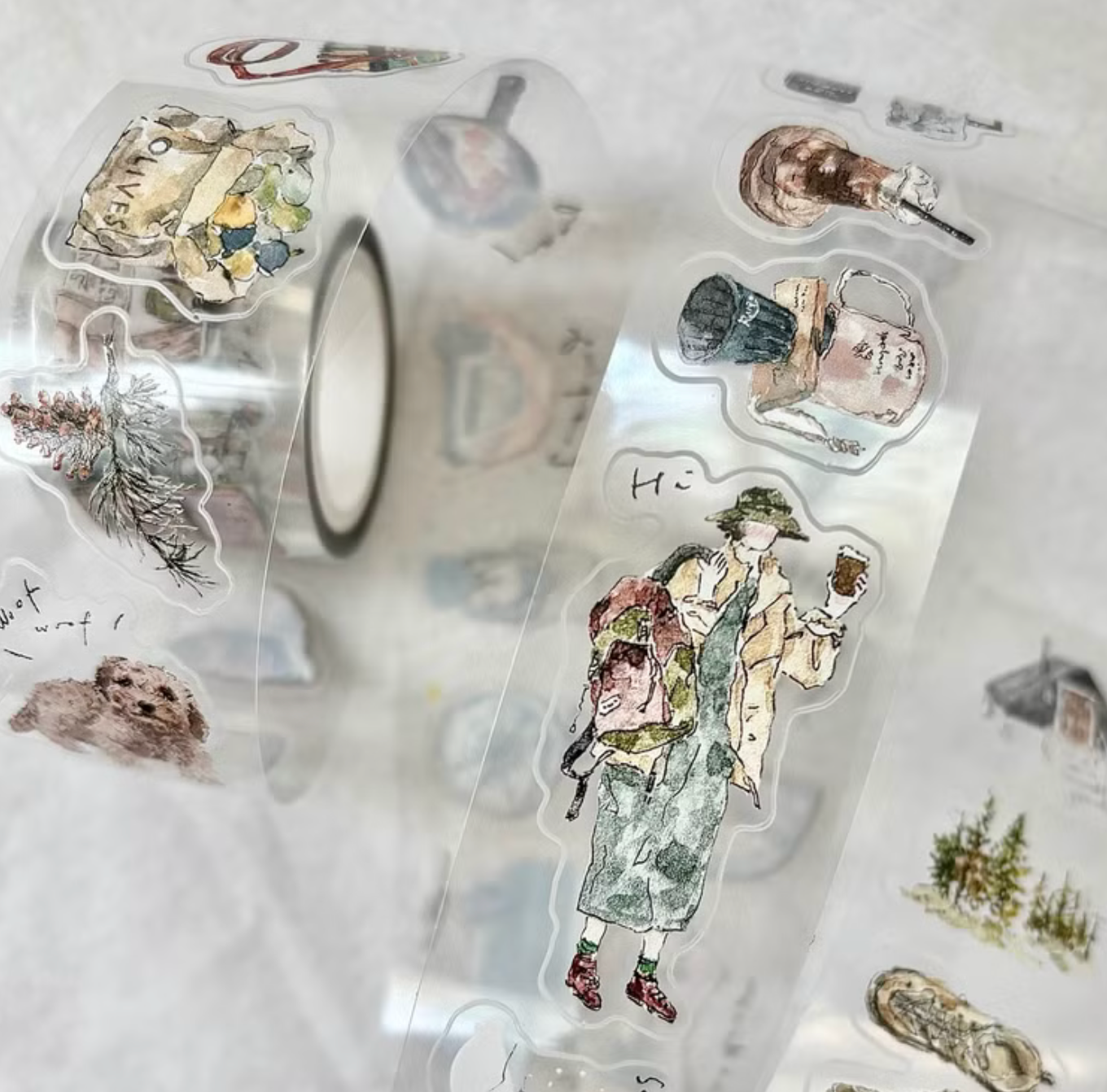 Pion Kiss Cut PET Tape - Solo Travel