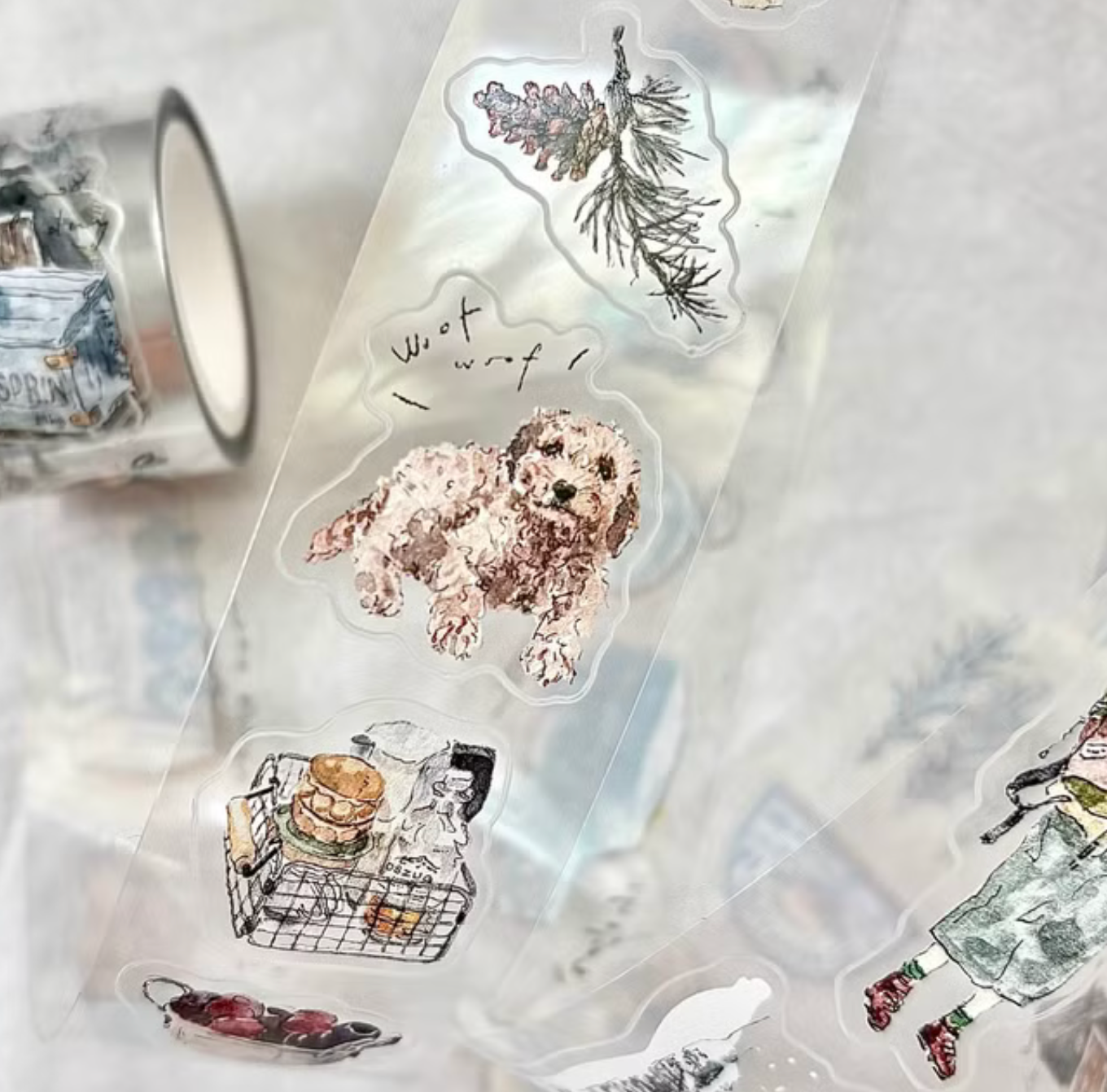 Pion Kiss Cut PET Tape - Solo Travel