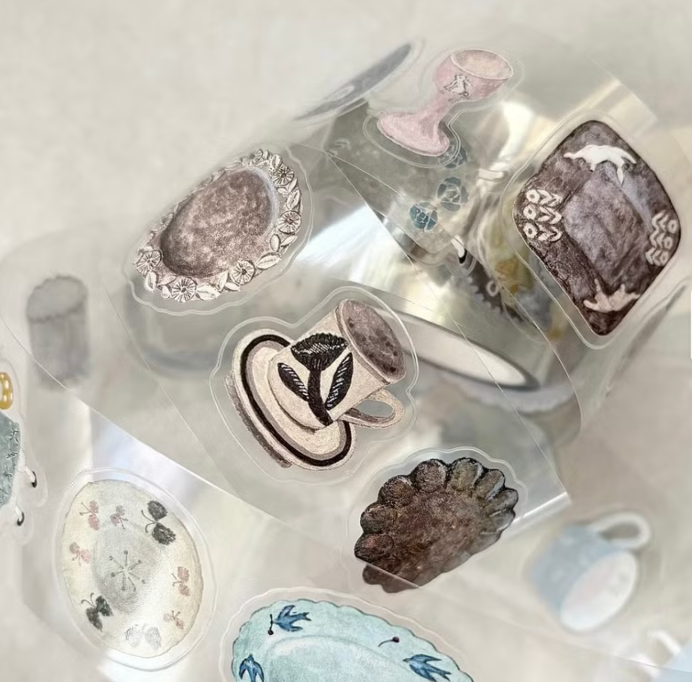 Pion Kiss Cut PET Tape - Pottery