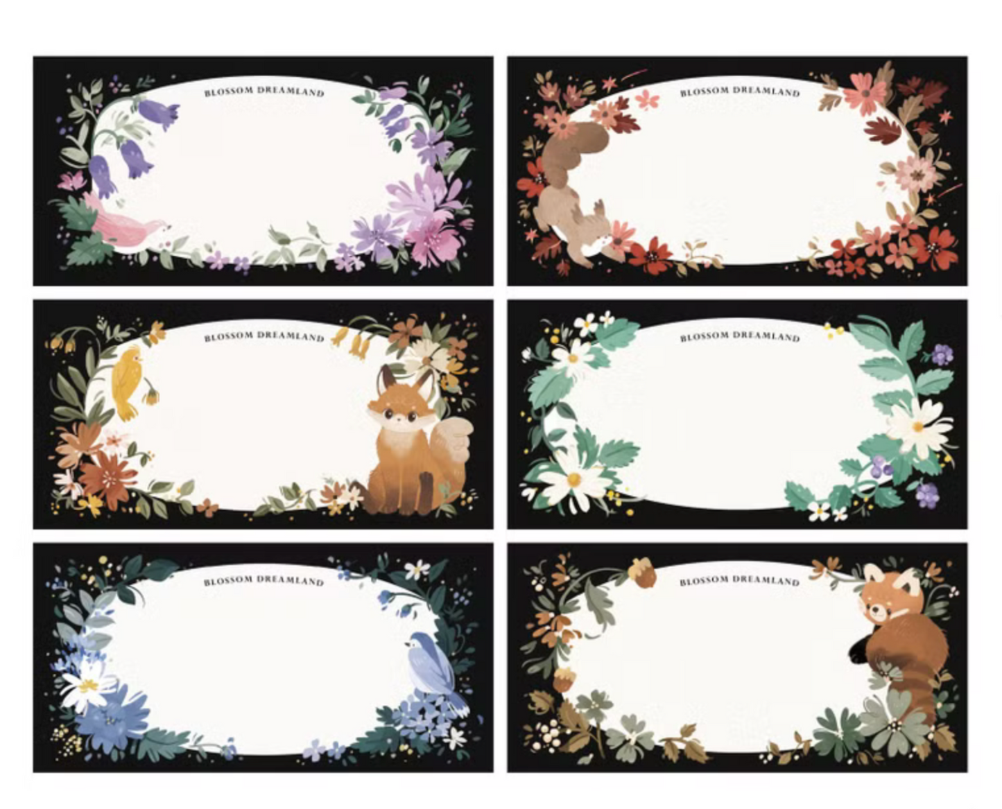 wwiinngg Memo Pad - Midnight in Bloom