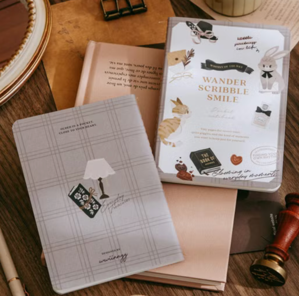 wwiinngg Blank Passport Notebook - Bunny's Healing Space