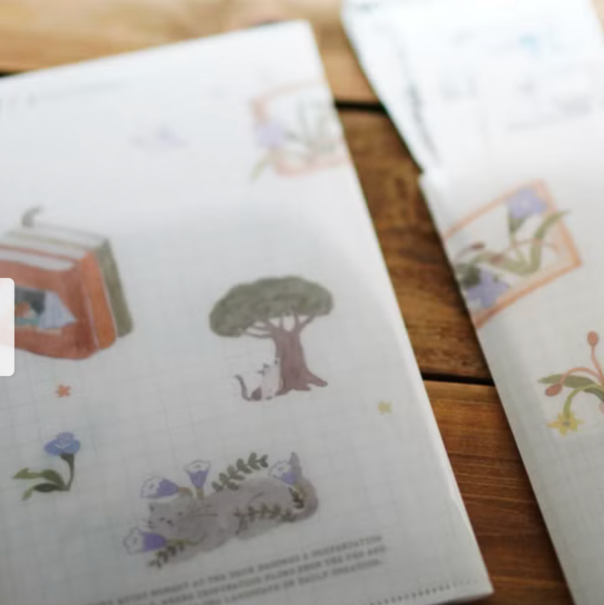 Ivy Snow Bi-fold Storage Folder - Stationery Time