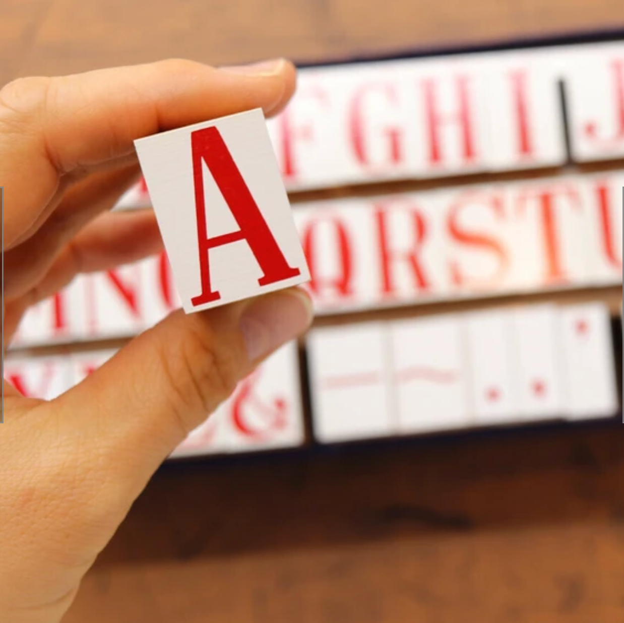 36 Sublo Rubber Stamp Set- Extra Large Letters