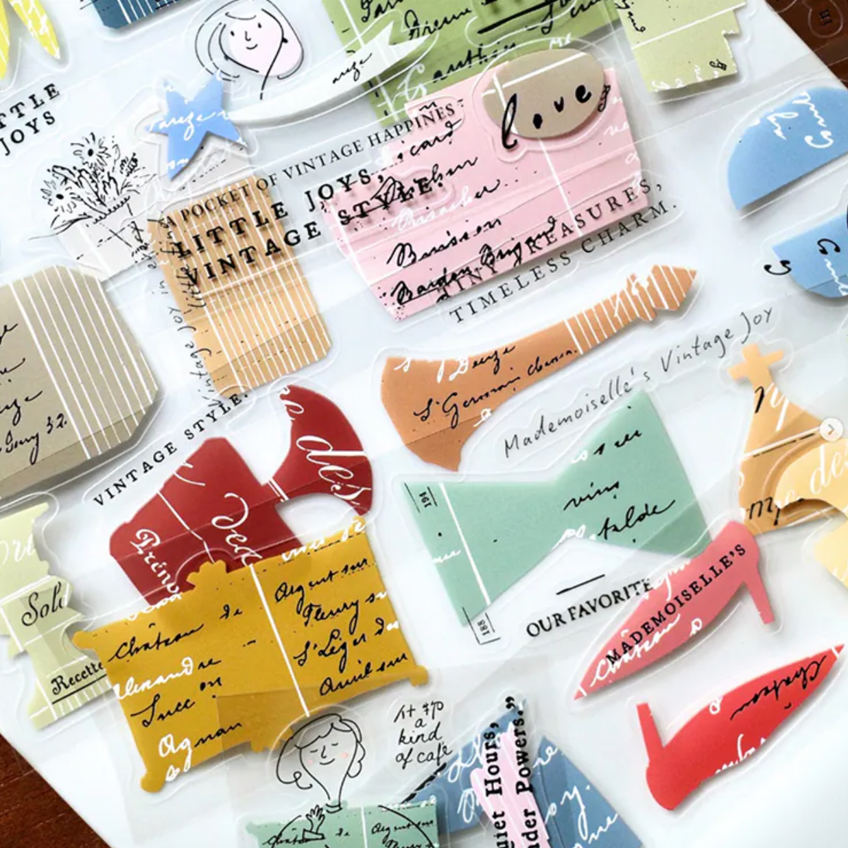 a kind of cafe Kiss-Cut PET Tape - Mademoiselle's Vintage Joy