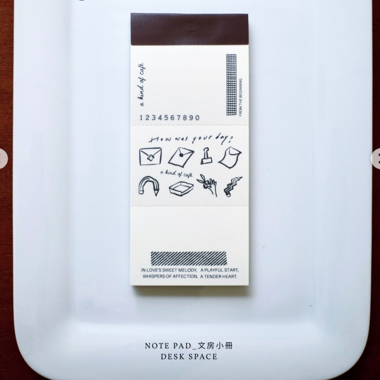 a kind of cafe Memo Pad - On the Desk
