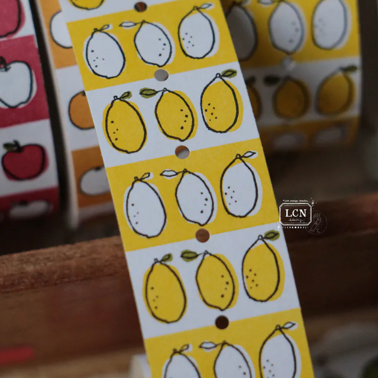 LCN Design Studio Label Stickers - Lemon