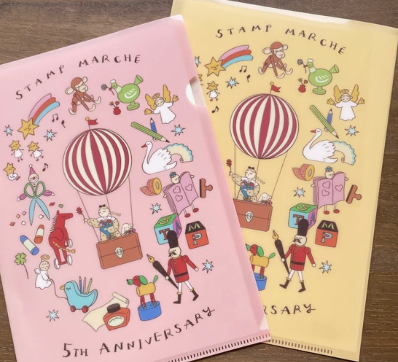 Stamp Marche Limited Edition 5th Anniversary A5 Clear File