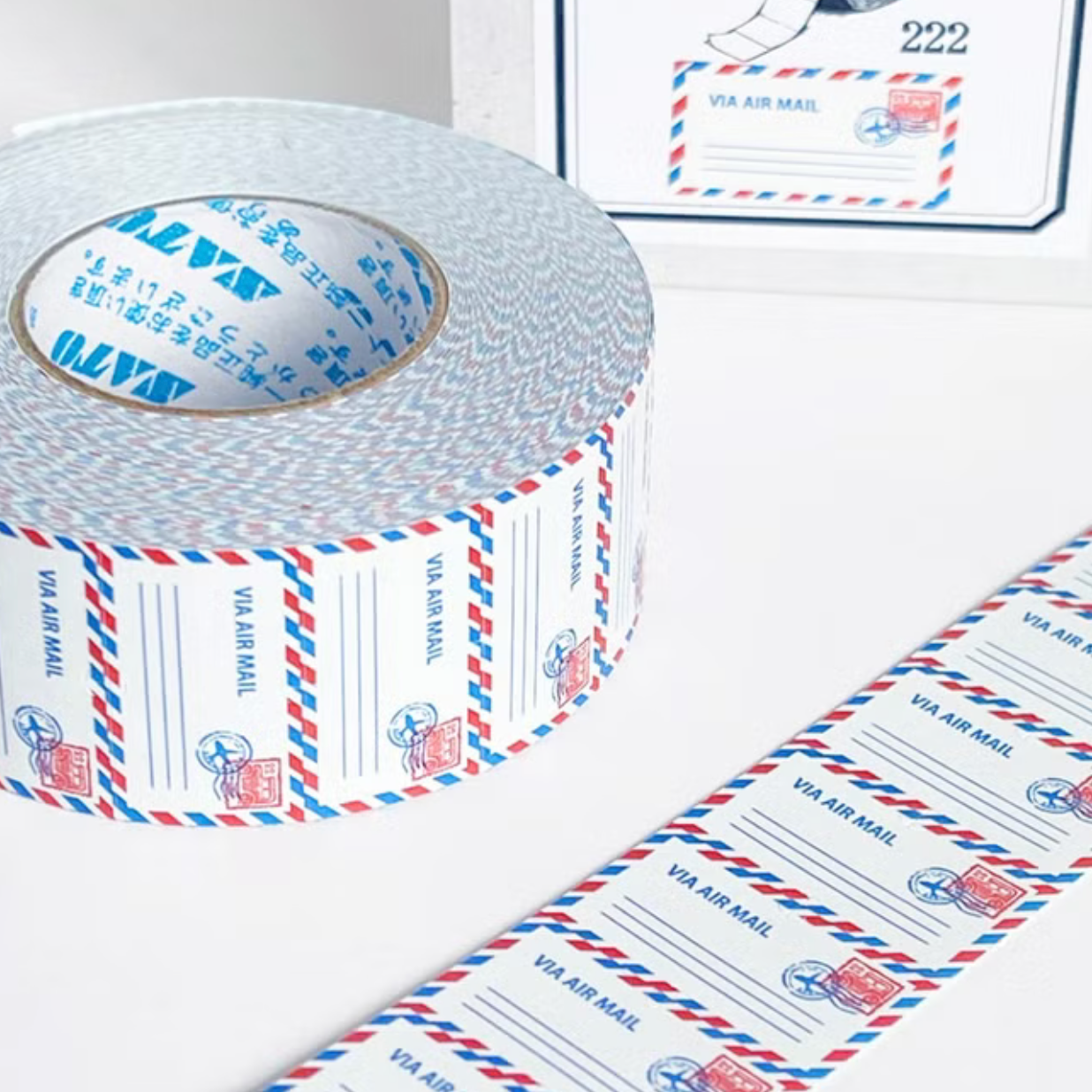 222 Label Stickers - Airmail