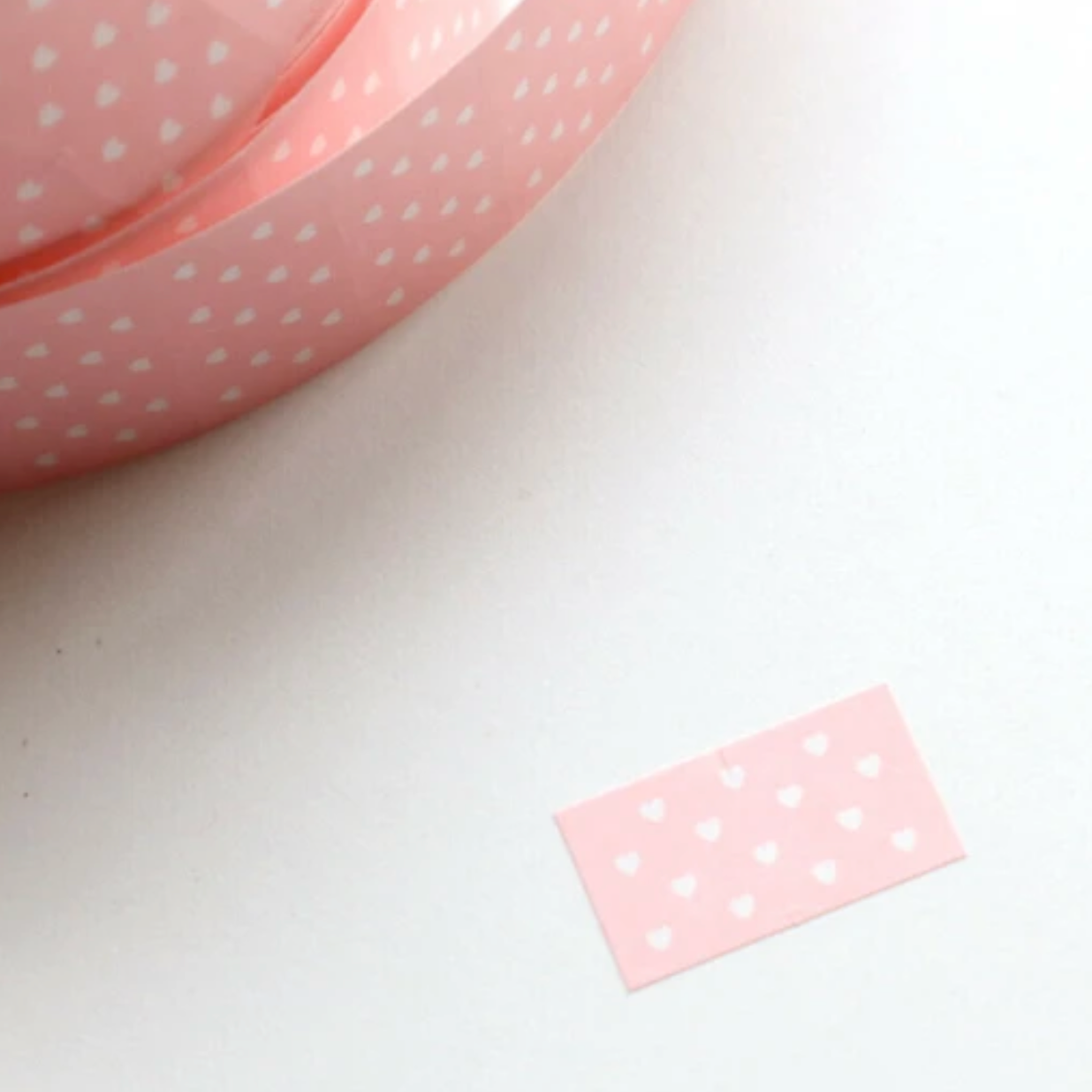 forme. Label Stickers - Salmon Pink Heart