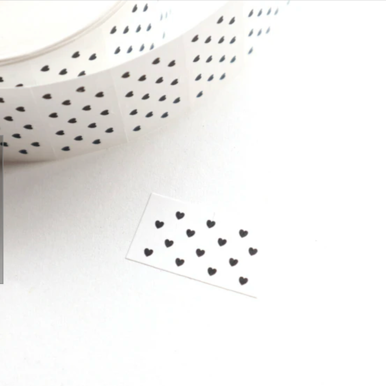 forme. Label Stickers - Monochrome Heart