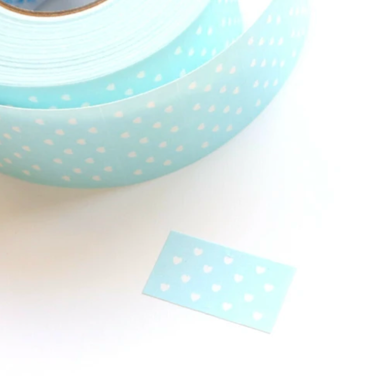 forme. Label Stickers - Baby Blue Heart