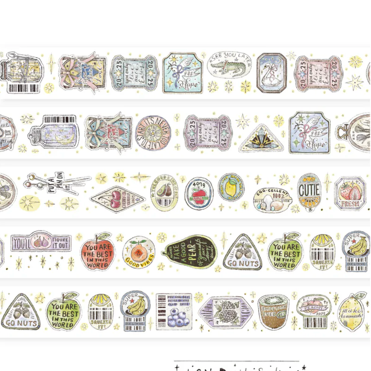 LCN Design Studio PET Tape - Sticker Club: Food 4 Life