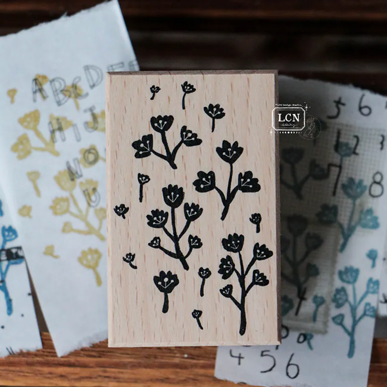 LCN Design Studio Rubber Stamp - Gypsophila