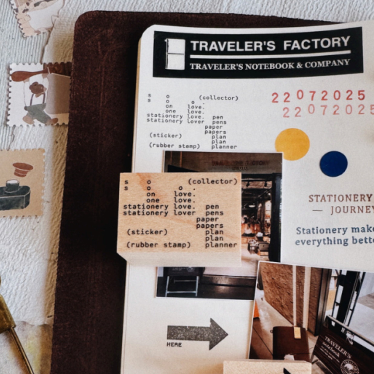 PensPapersPlanner Rubber Stamps - 169 Code: Stationery