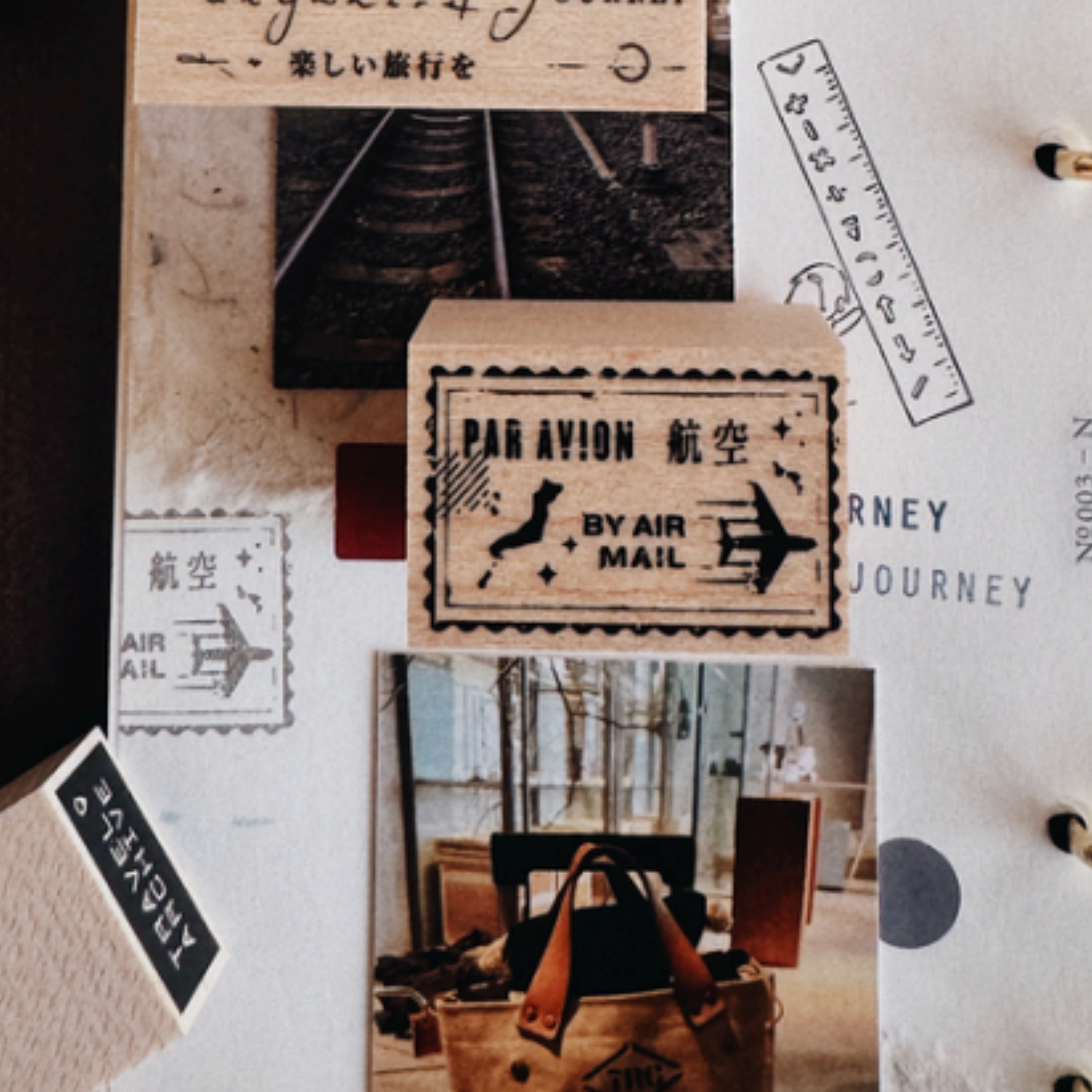 PensPapersPlanner Rubber Stamps - 171 Par Avion