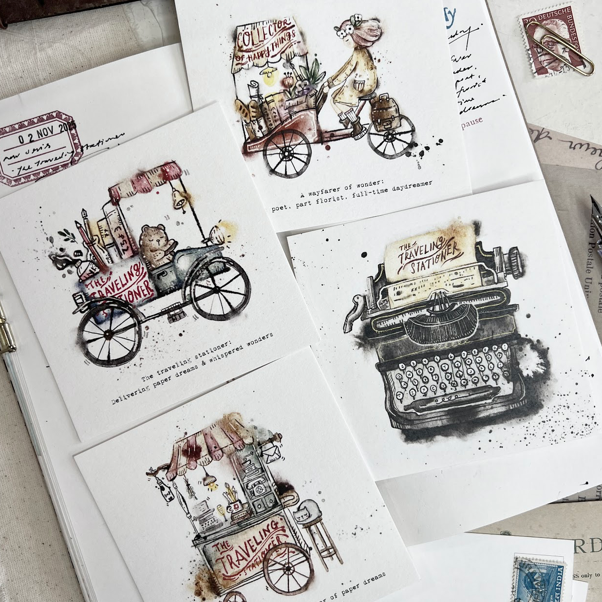 Black Milk Project Postcard - Traveling Stationer Series