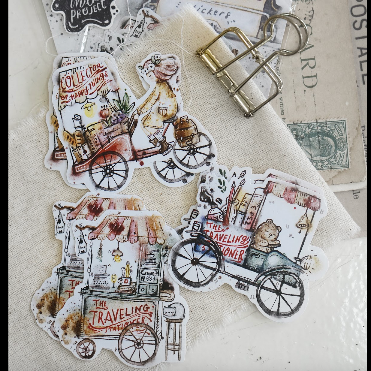 Black Milk Project PET Sticker Flake Set - Traveling Stationer