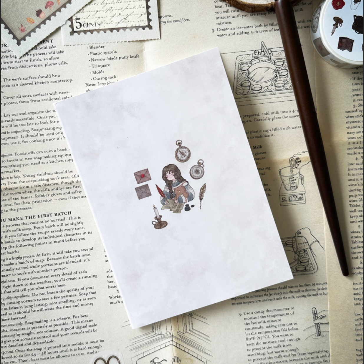 Sho Little Happiness Journaling Girl Mini Book