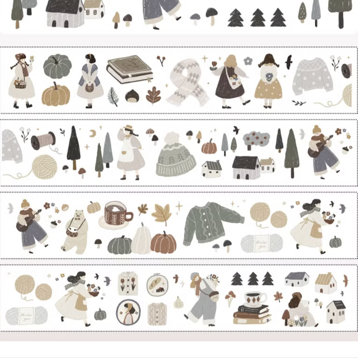 Yier Studio PET Tape - Winter Blessing