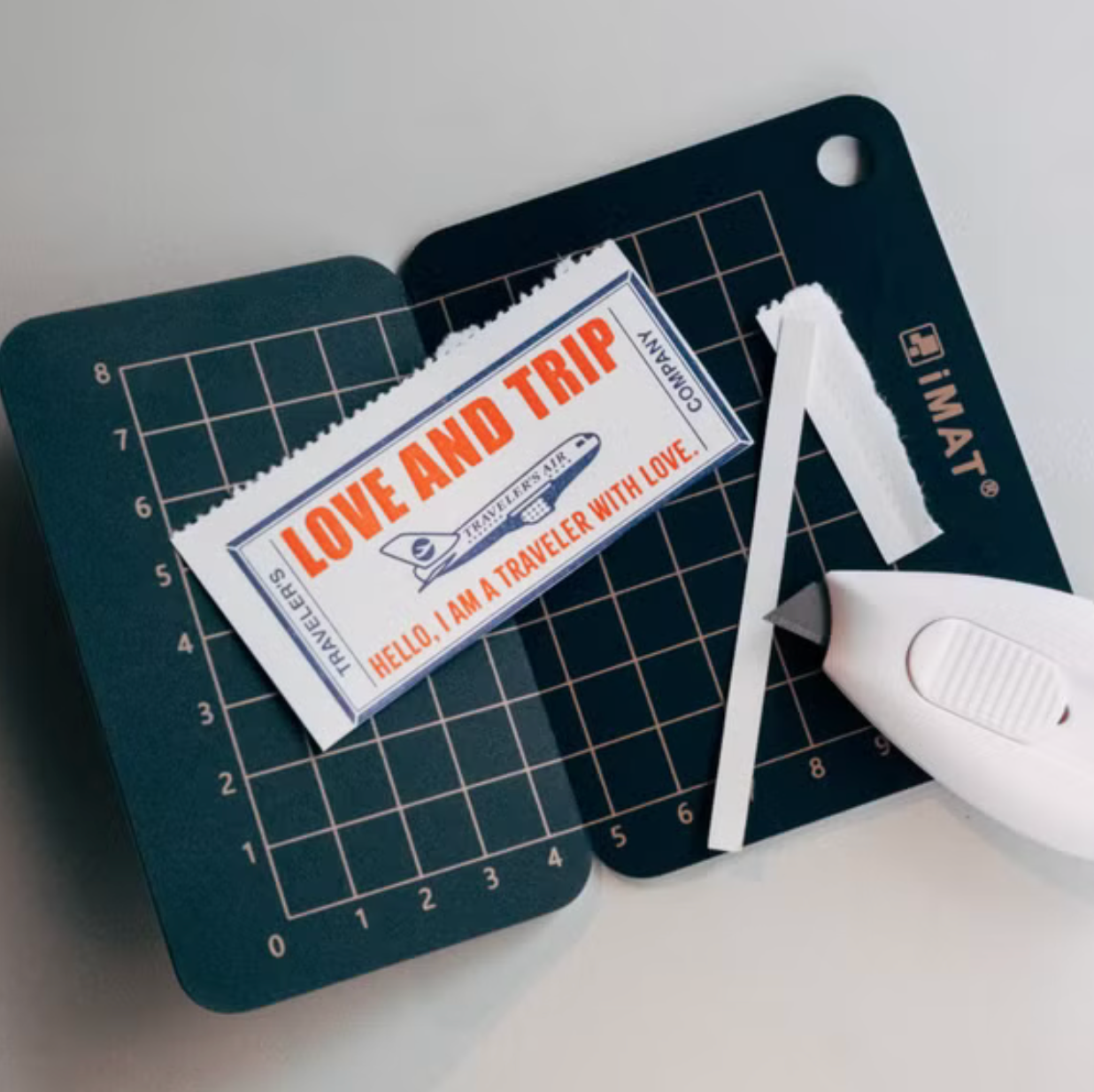 La Dolce Vita x iMAT mini Portable Cutting Mat with Utility Knife